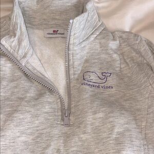 Girls Vineyard Vines half zip pullover